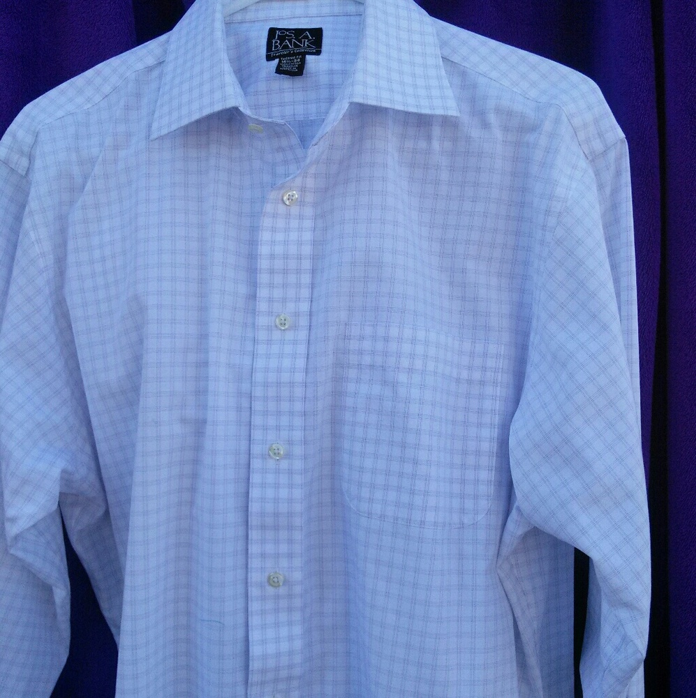 Jos. A BANK Mens dress button down shirt Large